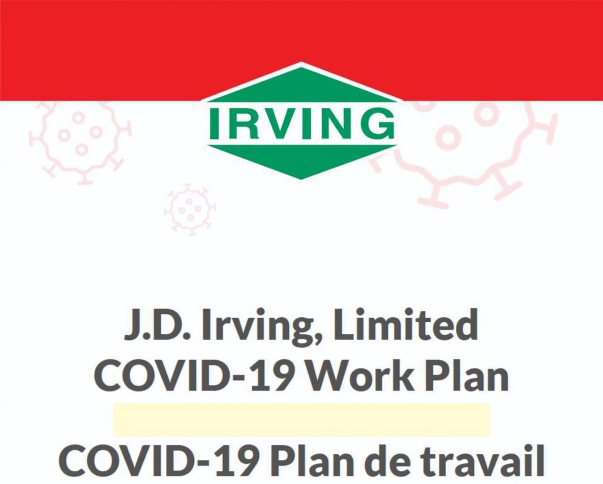J.D. Irving, Limited COVID-19 Work Plan